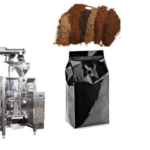 Automatische verticale verpakkingsmachine quad bag met ontgassingsventiel voor 250 g koffiepoeder