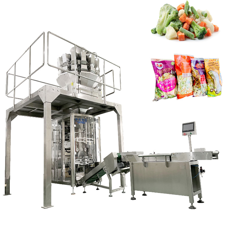 Automatische saladeweegzakverpakkingsmachine