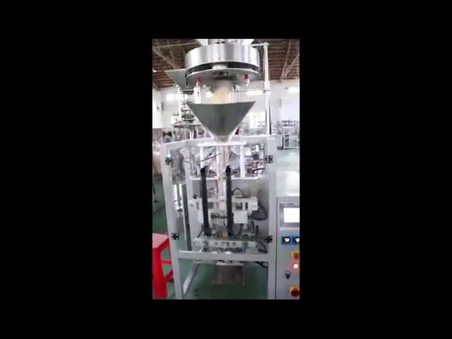 Dosering door volumetrische vulkoppen Linzen Rijst Suiker verpakkingsmachine Verticale vorm Vul sealmachine