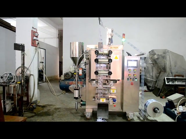 De automatische verticale vulvorm van de sauspot vult verpakkingsmachine in