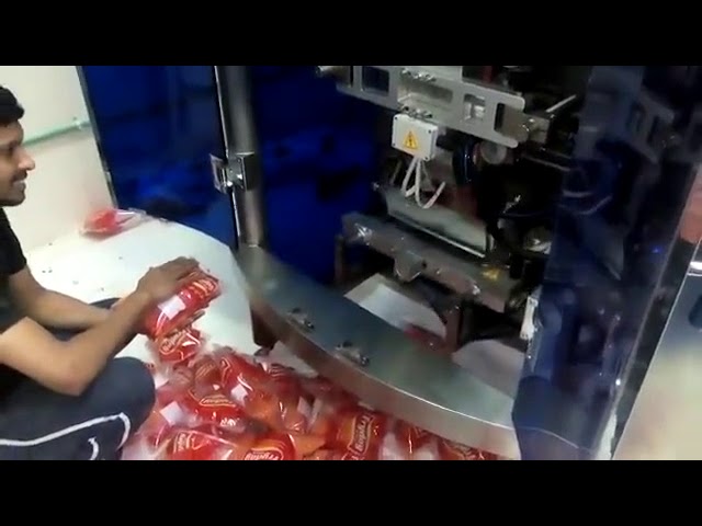 Verticale verpakkingsmachine met hoge snelheid voor verschillende snacks korrelnoten noten